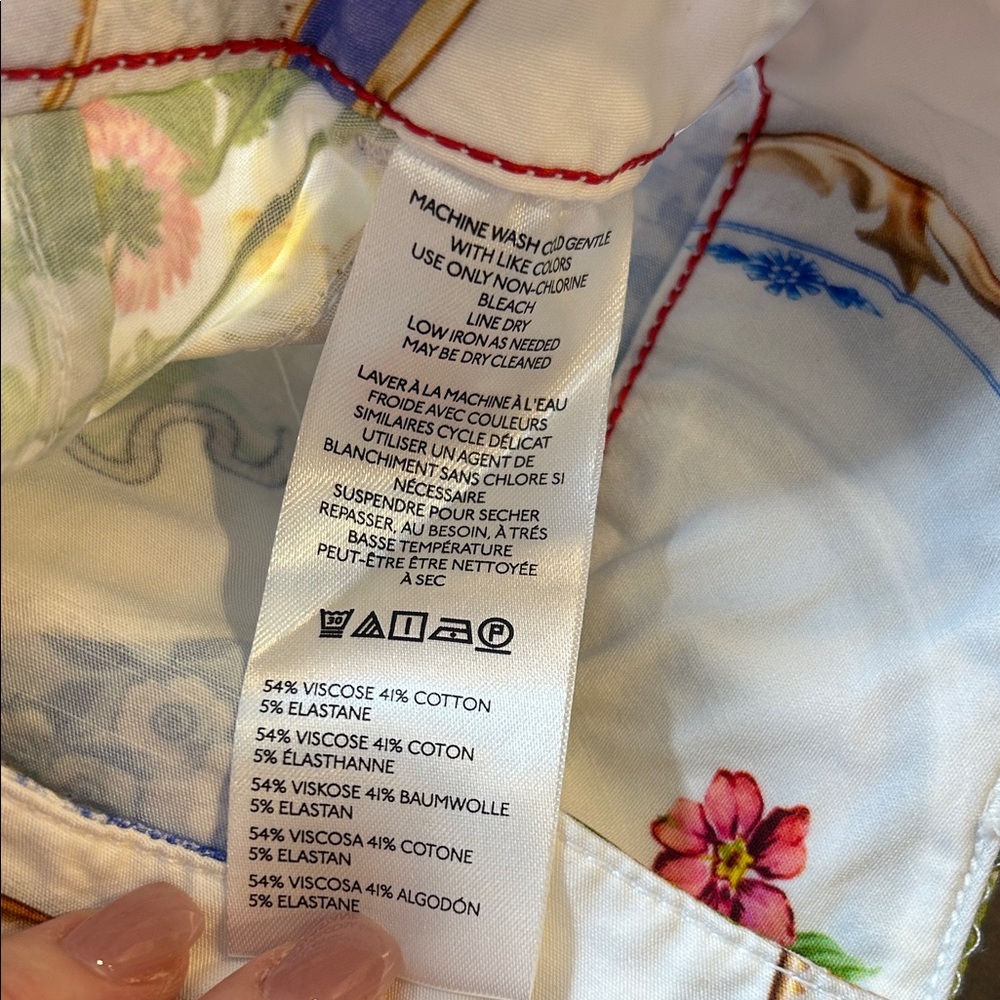 Maeve Multicolor Patterned Pants NWT - image 9